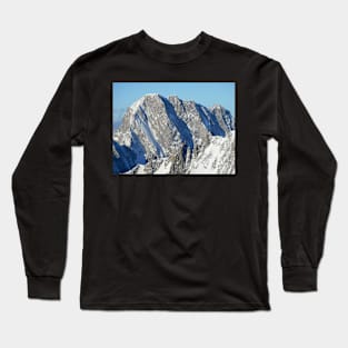 North face of Grandes Jorasses (Alps, France) Long Sleeve T-Shirt